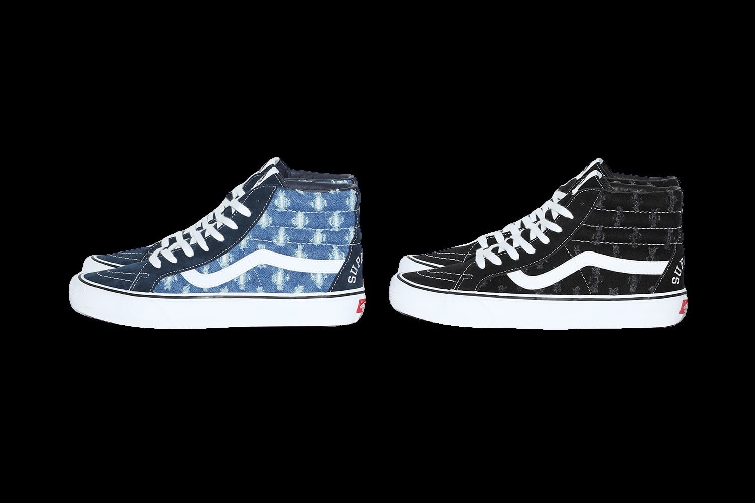 Supreme®/Vans® Hole Punch Denim Sk8-Hi Pro
